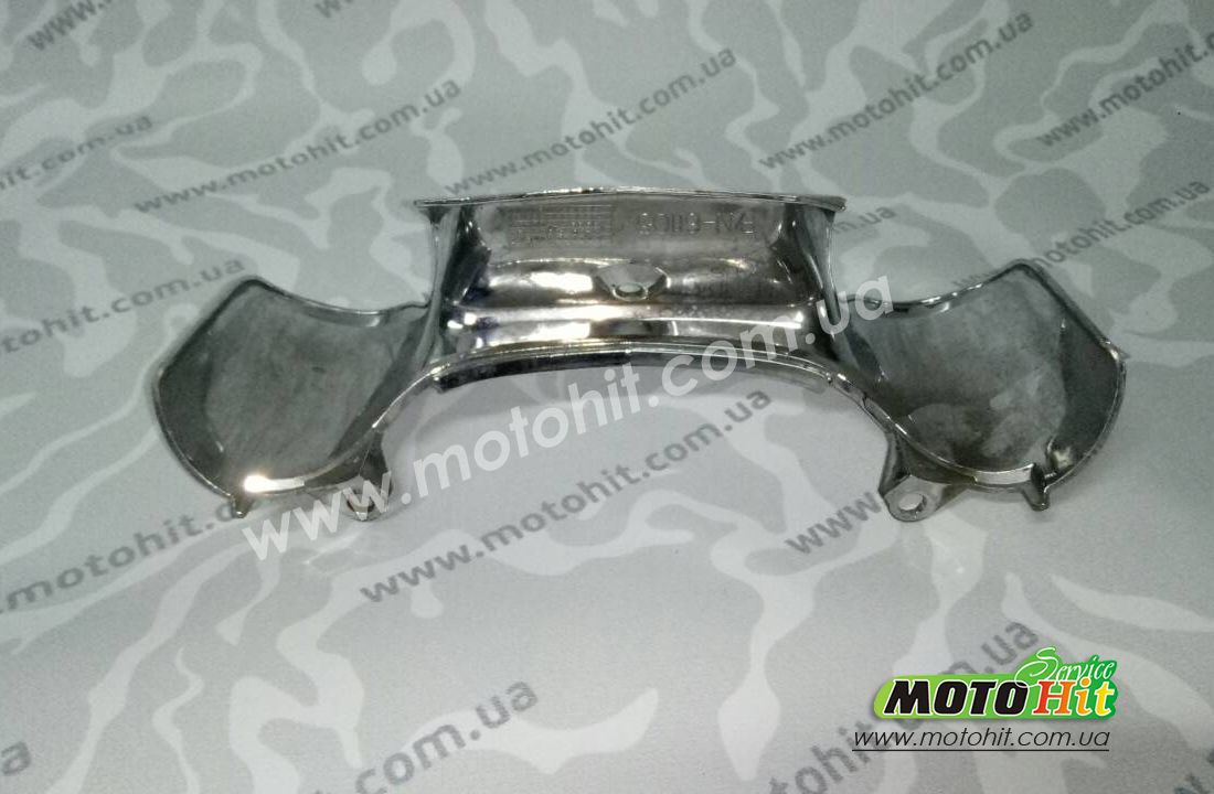 Хромированная накладка на переднее крыло (защита перьев) на Honda GoldWing 1800 2007. Без AirBag фото. Мотосалон МотоХит - мотоциклы, экипировка, запчасти.