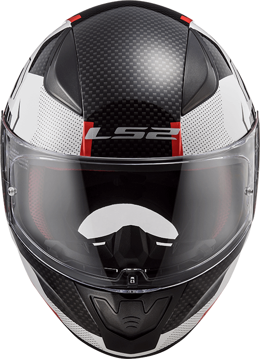 Мотошолом LS2 FF353 Rapid Ghost White Black Red фото :: Мотосалон MotoHit - мотоцикли, екіпірування, запчастини.