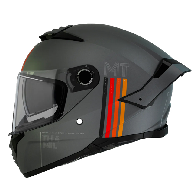 Мотошолом MT THUNDER 4 SV Mil C2 Matt Grey фото :: Мотосалон MotoHit - мотоцикли, екіпірування, запчастини.