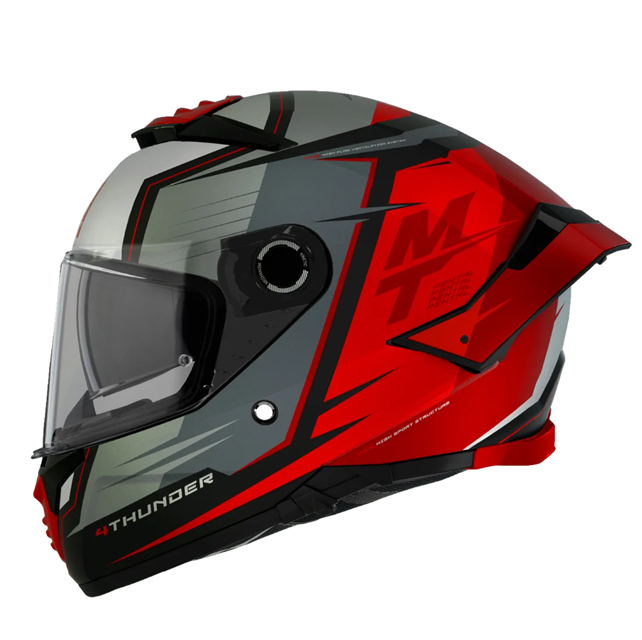 Мотошолом MT THUNDER 4 SV Pental B5 Matt Red  фото :: Мотосалон MotoHit - мотоцикли, екіпірування, запчастини.