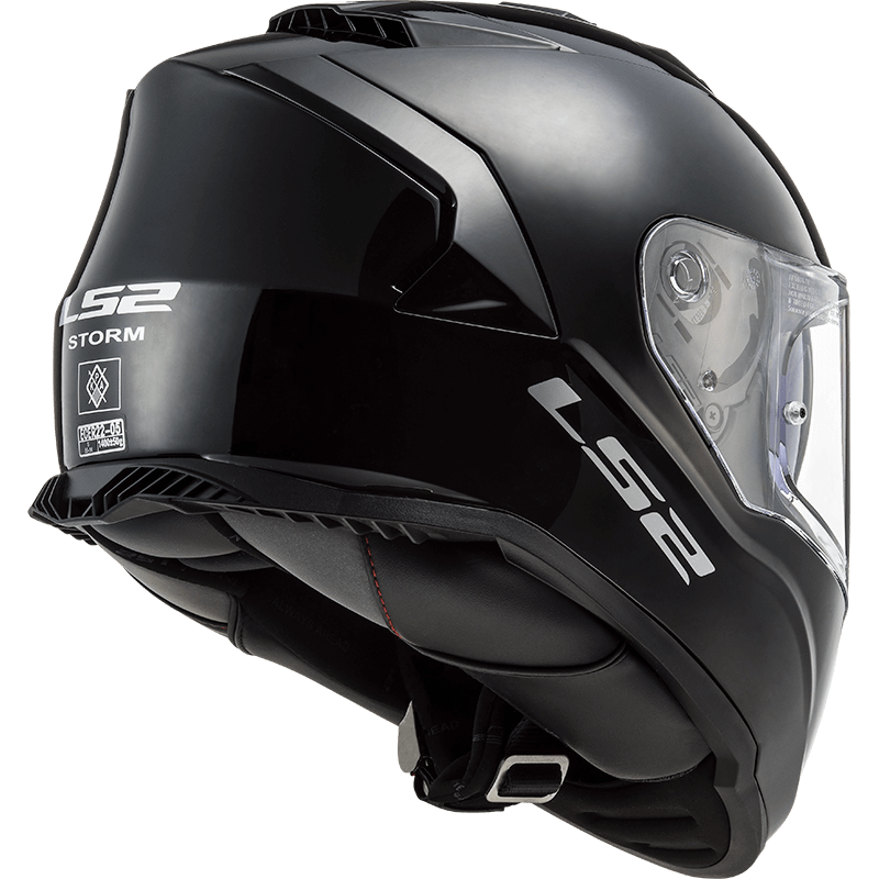 LS2 FF800 Storm 2 Solid Gloss Black  фото :: Мотосалон MotoHit - мотоцикли, екіпірування, запчастини.