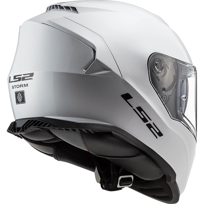 LS2 FF800 Storm 2 Solid White фото :: Мотосалон MotoHit - мотоцикли, екіпірування, запчастини.