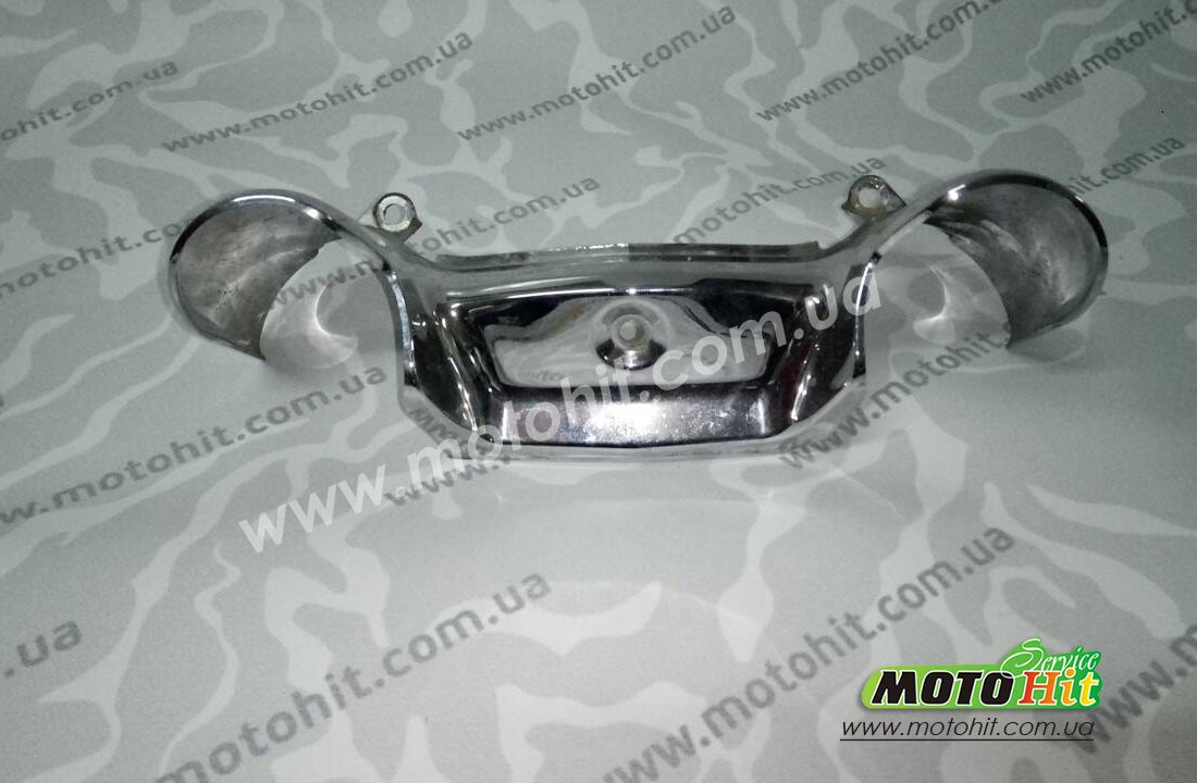 Хромированная накладка на переднее крыло (защита перьев) на Honda GoldWing 1800 2007. Без AirBag фото. Мотосалон МотоХит - мотоциклы, экипировка, запчасти.