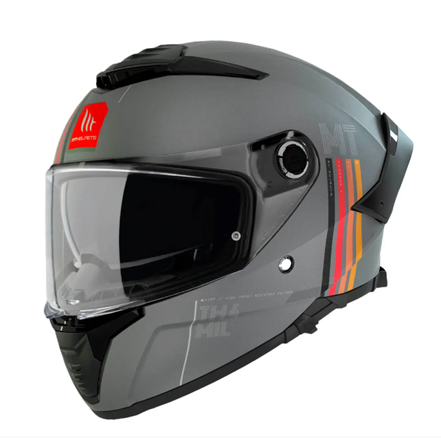 Мотошолом MT THUNDER 4 SV Mil C2 Matt Grey фото :: Мотосалон MotoHit - мотоцикли, екіпірування, запчастини.