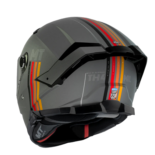 Мотошолом MT THUNDER 4 SV Mil C2 Matt Grey фото :: Мотосалон MotoHit - мотоцикли, екіпірування, запчастини.