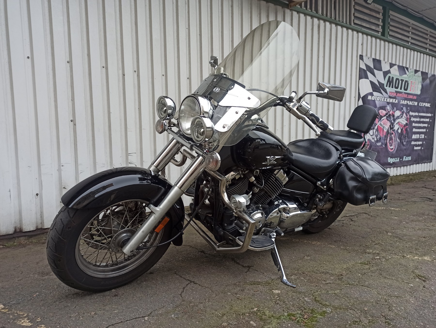 Мотоцикл Yamaha XVS 650 V-Star 650 2007 фото :: Мотосалон MotoHit - мотоцикли, екіпірування, запчастини.